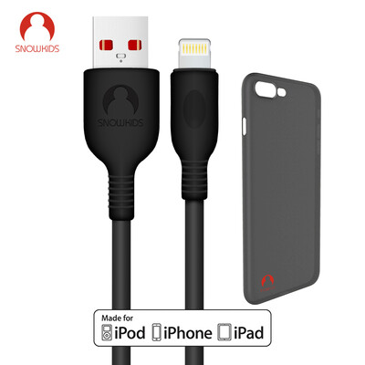Snowkids Apple MFi Certified Data Line Set Big Black Data Line Gentleman Black Case for iPhone7Plus
Snowkids Apple MFi Certified Data Line Set Big Black Data Line Gentleman Black Case for iPhone7Plus