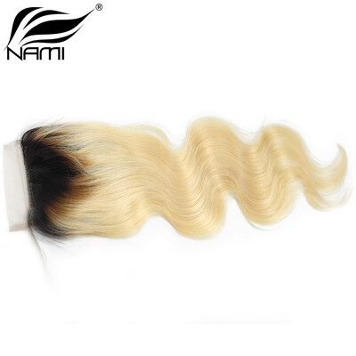 Nami Hair 1b/613 Blonde Ombre 4X4 Lace Closure Brazilian Human Hair Body Wave Two Tone Color 10"-16" T1B/613 Ombre Hair
Nami Hair 1b/613 Blonde Ombre 4X4 Lace Closure Brazilian Human Hair Body Wave Two Tone Color 10"-16" T1B/613 Ombre Hair