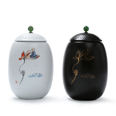 Jin Xiangyu tea accessories Jing Chan tea pots pottery tea tea tea box sealed storage tank
Jin Xiangyu tea accessories Jing Chan tea pots pottery tea tea tea box sealed storage tank