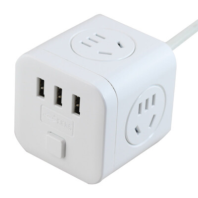 Great Wall popular CF-U841 full length of 1.8 meters four holes + three USB with child protection door control switch cube converter socket / plug / plug board / drag board
Great Wall popular CF-U841 full length of 1.8 meters four holes + three USB with child protection door control switch cube converter socket / plug / plug board / drag board