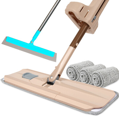 Deli hand wash automatic squeeze horizontal plate mop sets a total of 4 original cloth to send broom
Deli hand wash automatic squeeze horizontal plate mop sets a total of 4 original cloth to send broom