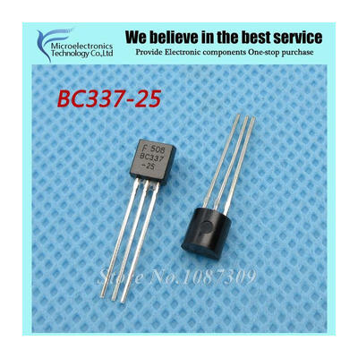 50pcs free shipping BC337-25 BC337 TO-92 Bipolar Transistors - BJT NPN 50Vcbo 45 Vceo 800mA 625mW Trans new original
50pcs free shipping BC337-25 BC337 TO-92 Bipolar Transistors - BJT NPN 50Vcbo 45 Vceo 800mA 625mW Trans new original