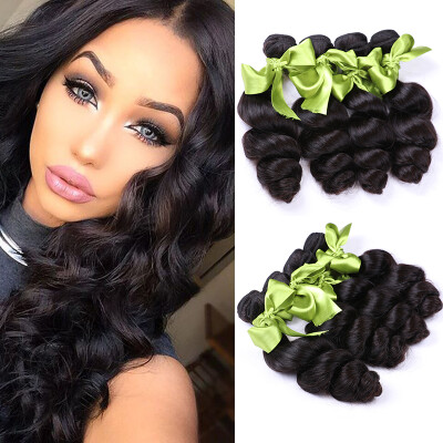Top Quality Peruvian Virgin Hair Loose Wave 100 Human Hair Soft Natural Black 7A Peruvian Loose Wave Hair Extension Hair Weaving
Top Quality Peruvian Virgin Hair Loose Wave 100 Human Hair Soft Natural Black 7A Peruvian Loose Wave Hair Extension Hair Weaving