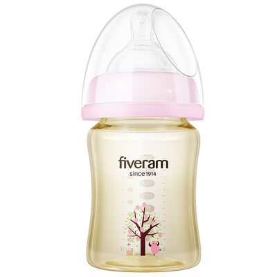 Wuyang (FIVERAMS) children Bao powder wizard gold PPSU anti-flat gas wide caliber baby bottle 180ml
Wuyang (FIVERAMS) children Bao powder wizard gold PPSU anti-flat gas wide caliber baby bottle 180ml