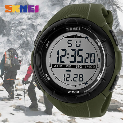 SKMEI Men Climbing Sports Digital Wristwatches Big Dial Military Watches Alarm Shock Resistant Waterproof Watch 1025
SKMEI Men Climbing Sports Digital Wristwatches Big Dial Military Watches Alarm Shock Resistant Waterproof Watch 1025