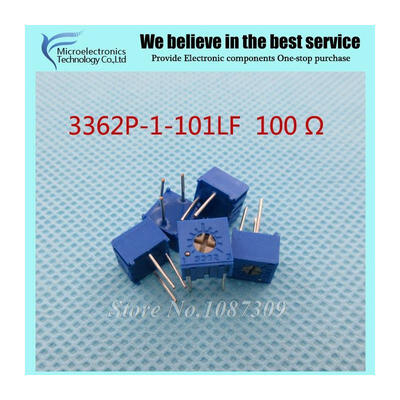 10PcsLot 3362P-1-101LF 3362P 101 100 ohm Trimpot Trimmer Potentiometer Variable resistor new original
10PcsLot 3362P-1-101LF 3362P 101 100 ohm Trimpot Trimmer Potentiometer Variable resistor new original