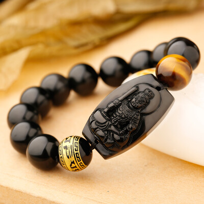 Ciyuan Court obsidian bracelet 12 zodiac desires guardian of the Buddha crystal hand string male models are chicken wear - do not move the king
Ciyuan Court obsidian bracelet 12 zodiac desires guardian of the Buddha crystal hand string male models are chicken wear - do not move the king