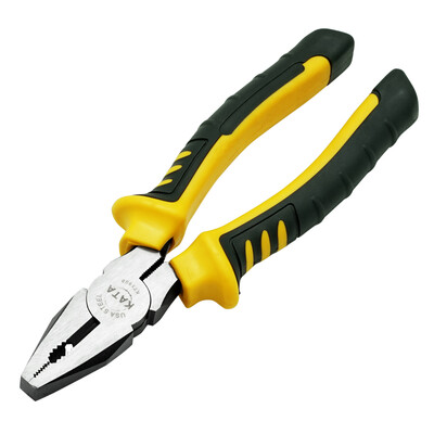 ATA KATA pliers wire cutters 8-inch vise tongs bolt cutters electrician grip tool black rust KT1808
ATA KATA pliers wire cutters 8-inch vise tongs bolt cutters electrician grip tool black rust KT1808