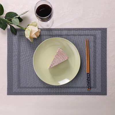 Po You Ni kitchen mats PVC insulation mats non-slip table mats restaurant anti-hot Western mats put tableware mat 4 pieces double box pattern DQ9034-3
Po You Ni kitchen mats PVC insulation mats non-slip table mats restaurant anti-hot Western mats put tableware mat 4 pieces double box pattern DQ9034-3