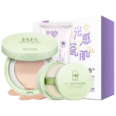 (Plant multi-effect clear clear cream 50g tender purple + plant multi-effect air cushion BB cream 15g natural color + plant multi-effect control oil loose powder 7g)
(Plant multi-effect clear clear cream 50g tender purple + plant multi-effect air cushion BB cream 15g natural color + plant multi-effect control oil loose powder 7g)