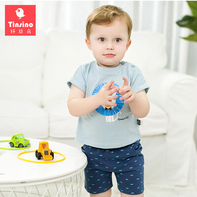 (TINSINO) children's clothing children's summer set children's boy baby cotton leisure short sleeve sets of stars cactus light orange 80
(TINSINO) children's clothing children's summer set children's boy baby cotton leisure short sleeve sets of stars cactus light orange 80