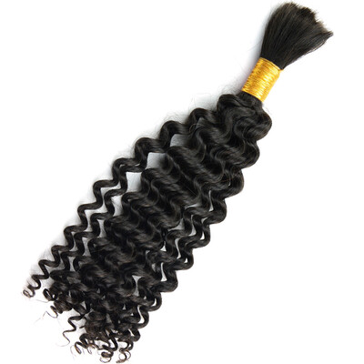 Iqueen Hair Products Peruvian Remy Bulk Hair Deep Wave 100% Real Human Hair 4 Bundles 8-26 inch No Tangle Natural Black Color
Iqueen Hair Products Peruvian Remy Bulk Hair Deep Wave 100% Real Human Hair 4 Bundles 8-26 inch No Tangle Natural Black Color