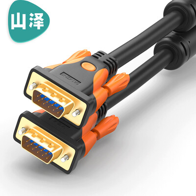 Shanze (SAMZHE) VM-9010 HD dual magnetic ring VGA cable 3 +9 core needle / needle engineering gold-plated version of the computer projector display video line data signal line 1 meter
Shanze (SAMZHE) VM-9010 HD dual magnetic ring VGA cable 3 +9 core needle / needle engineering gold-plated version of the computer projector display video line data signal line 1 meter