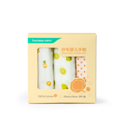 Cotton era PurCotton gift box infantry gauze handkerchief 25x25cm 3 box lime orange star pineapple
Cotton era PurCotton gift box infantry gauze handkerchief 25x25cm 3 box lime orange star pineapple