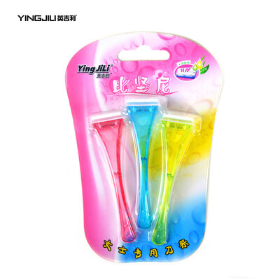 YINGJILI Female Armpit hair Shaver Trimmer Manual Shaving Knife Women's Razor Trimmers Razor Blades Razor for women With 3pcs/set
YINGJILI Female Armpit hair Shaver Trimmer Manual Shaving Knife Women's Razor Trimmers Razor Blades Razor for women With 3pcs/set