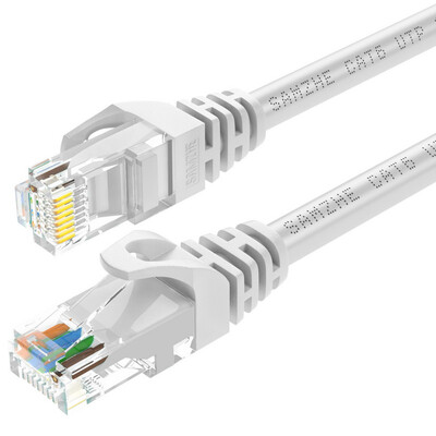 Shanze SAMZHE six types of cable CAT6 Gigabit high-speed network line indoor&outdoor 8-core cable line 6 computer TV router cable GRE-6350 white 35 meters
Shanze SAMZHE six types of cable CAT6 Gigabit high-speed network line indoor&outdoor 8-core cable line 6 computer TV router cable GRE-6350 white 35 meters