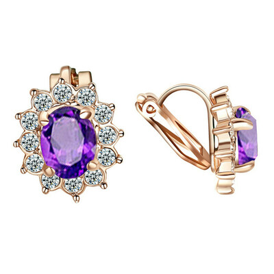 Yoursfs Blue\ Red\ Violet\ Green Crystal Women Clip On Earrings 18K Rose Gold Plated Fashion Jewelry Unique Cocktail CZ Earrings
Yoursfs Blue\ Red\ Violet\ Green Crystal Women Clip On Earrings 18K Rose Gold Plated Fashion Jewelry Unique Cocktail CZ Earrings