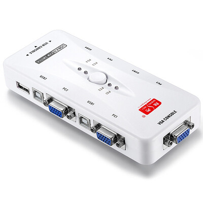 KS-304A KVM switch USB 4 port wiring manual four into a vga multi-computer switch monitor sharing device
KS-304A KVM switch USB 4 port wiring manual four into a vga multi-computer switch monitor sharing device