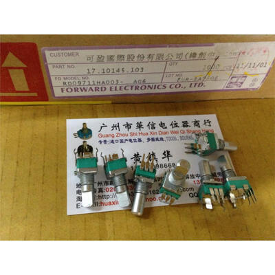 09 single-joint vertical potentiometer B10K with the midpoint of the handle length 15FMM
09 single-joint vertical potentiometer B10K with the midpoint of the handle length 15FMM