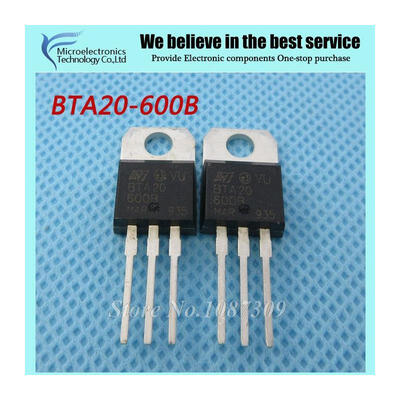 5pcs free shipping BTA20-600B BTA20 BTA20-600 Triacs 20 Amp 600 Volt TO-220 new original
5pcs free shipping BTA20-600B BTA20 BTA20-600 Triacs 20 Amp 600 Volt TO-220 new original