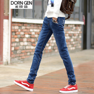 DORN GEN jeans male the new 2017 cultivate ones morality mens trousers han edition fashion seasons scratch feet wet pants
DORN GEN jeans male the new 2017 cultivate ones morality mens trousers han edition fashion seasons scratch feet wet pants