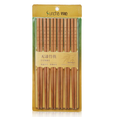 Double gun (Suncha) bamboo craft chopsticks home bamboo chopsticks 10 double installed KZ1014
Double gun (Suncha) bamboo craft chopsticks home bamboo chopsticks 10 double installed KZ1014