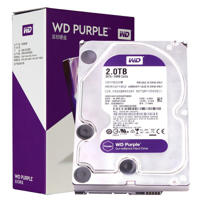 

Western Digital (WD) Фиолетовый 2TB SATA6Gb / s 64M Мониторинг жесткого диска (WD20EJRX)