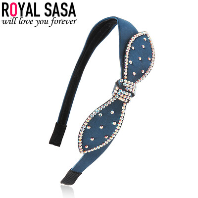 Royal Sasa (Royalsasa) headdress hair accessories fabric fashion pressure hair headband imitation crystal bow headband ink blue
Royal Sasa (Royalsasa) headdress hair accessories fabric fashion pressure hair headband imitation crystal bow headband ink blue