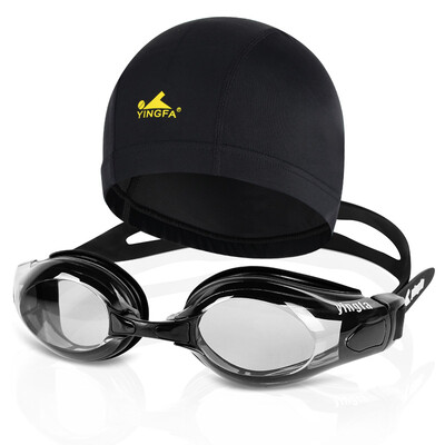 British hair YINGFA Goggles Swim Cap Set Swimming equipment Two sets of large frame Anti-fog swimming goggles Comfort Breathable Cloth Cap Black
British hair YINGFA Goggles Swim Cap Set Swimming equipment Two sets of large frame Anti-fog swimming goggles Comfort Breathable Cloth Cap Black