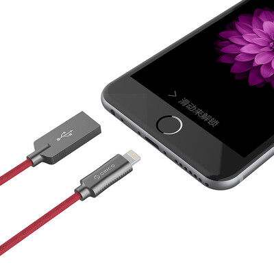 ORICO LTU-10 Apple 5S 6S 7plus data cable iphone charging data cable zinc alloy braided mobile phone flat 1m hot red
ORICO LTU-10 Apple 5S 6S 7plus data cable iphone charging data cable zinc alloy braided mobile phone flat 1m hot red
