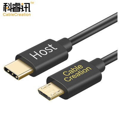CABLE CREATION Type-C to Micro usb male to male data line mobile phone to charge line OTG mutual copy line power supply connection cable 02 meters CC0574
CABLE CREATION Type-C to Micro usb male to male data line mobile phone to charge line OTG mutual copy line power supply connection cable 02 meters CC0574