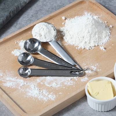 Magic Kitchen Baking Tools Stainless steel measuring spoons 4-piece set MK-410 with scale spice spoon
Magic Kitchen Baking Tools Stainless steel measuring spoons 4-piece set MK-410 with scale spice spoon