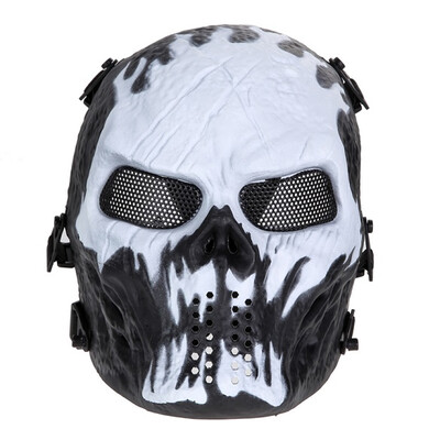 Protection Skull Mask Airsoft Paintball Full Face Mask Army Games Mesh Eye Shield Costume for Halloween Cosplay Party Decor
Protection Skull Mask Airsoft Paintball Full Face Mask Army Games Mesh Eye Shield Costume for Halloween Cosplay Party Decor