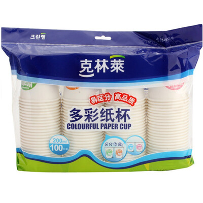 South Korea Kelin Lai cup thick paper cups one time paper cups 200ml 100 installed CP-2
South Korea Kelin Lai cup thick paper cups one time paper cups 200ml 100 installed CP-2