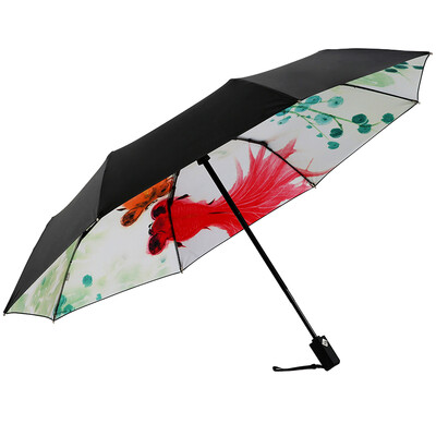 Paradise umbrella self-opening UPF50 full blackout hit black plastic 30 clear umbrella 31843E fish jump people happy
Paradise umbrella self-opening UPF50 full blackout hit black plastic 30 clear umbrella 31843E fish jump people happy
