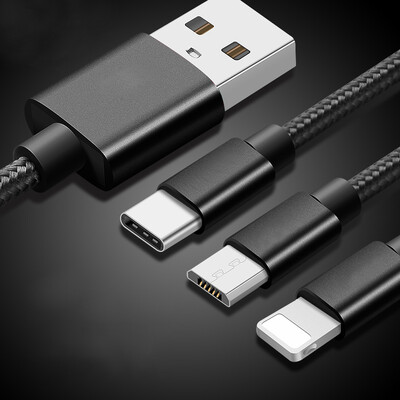 KOOLIFE 3 m data line three-in-one data line 3 m Apple Android type-c fast charge mobile phone charger line one for three USB Huawei millet car iphoneXSMAX XR
KOOLIFE 3 m data line three-in-one data line 3 m Apple Android type-c fast charge mobile phone charger line one for three USB Huawei millet car iphoneXSMAX XR