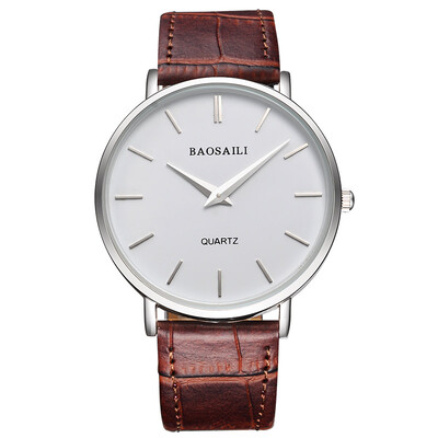 BAOSAILI Brand Thin Dial Waterproof Watch Men Leather Quartz Wristwatch Black Casual Clock
BAOSAILI Brand Thin Dial Waterproof Watch Men Leather Quartz Wristwatch Black Casual Clock