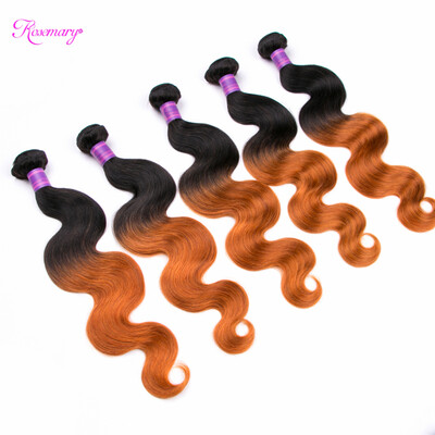 Brazilian Body Wave Ombre Hair Bundles 100% Human Hair Weave 1B/30 Color 2 Tone Remy Hair Weave Can Be Curly and Dyed
Brazilian Body Wave Ombre Hair Bundles 100% Human Hair Weave 1B/30 Color 2 Tone Remy Hair Weave Can Be Curly and Dyed