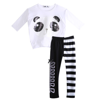 Fashion Toddler 2Pcs Set Panda Pullover Tops+Stripe Leggings Kids Girls Outfits
Fashion Toddler 2Pcs Set Panda Pullover Tops+Stripe Leggings Kids Girls Outfits