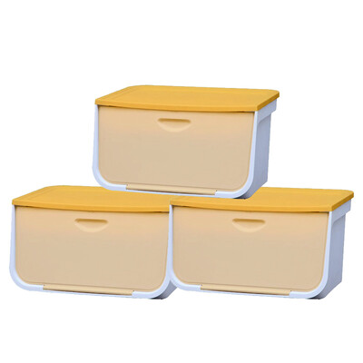 Alice IRIS environmental plastic storage storage box storage box clamshell storage box white yellow 3 Pack
Alice IRIS environmental plastic storage storage box storage box clamshell storage box white yellow 3 Pack