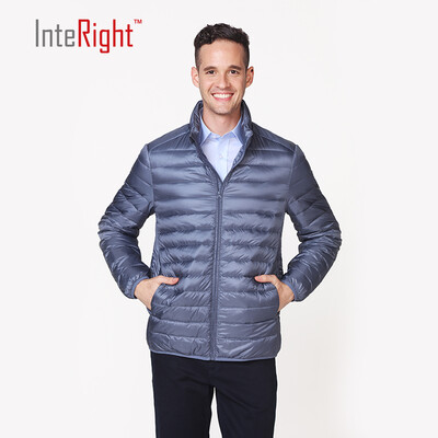 INTERIGHT 90 white duck down men collar ultra-light portable down jacket gray blue code
INTERIGHT 90 white duck down men collar ultra-light portable down jacket gray blue code