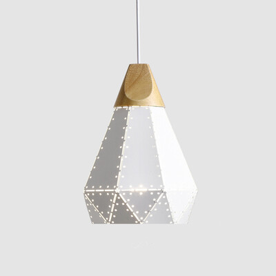 BOKT Retro Industrial Pendant Lamp Dianmond Shade Hanging Chandelier Shade Light E26E27 Base Painted Finish Hollow 1 light A-Whit
BOKT Retro Industrial Pendant Lamp Dianmond Shade Hanging Chandelier Shade Light E26E27 Base Painted Finish Hollow 1 light A-Whit