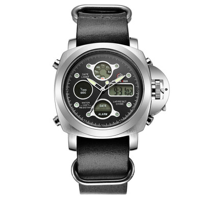 Top Brand Luxury Dual Display Leather Mens Watches Waterproof LED Digital Military Army Men Sports Watch Relogio Masculino
Top Brand Luxury Dual Display Leather Mens Watches Waterproof LED Digital Military Army Men Sports Watch Relogio Masculino