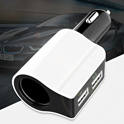 

KOOLIFE Автомобильное зарядное устройство Многофункциональный телефон Fast Dual USB Автомобильное зарядное устройство Одно нажатие Два сигареты Зажигалка Автомобильное зарядное устройство Мобильный автомобиль -