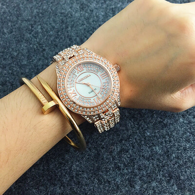 Fashion Full Rhinestone Ladies Quartz Watch Contena Luxury Shinny Women Dress Watches Crystal Wristwatch
Fashion Full Rhinestone Ladies Quartz Watch Contena Luxury Shinny Women Dress Watches Crystal Wristwatch