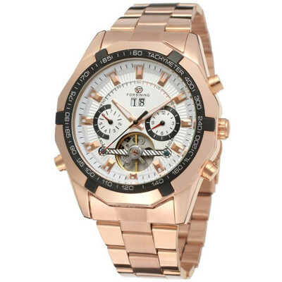 Forsining Automatic Fashion Watch Mens Watches Luxury Stainless Steel Mechanical Gold Mens Wristwatch
Forsining Automatic Fashion Watch Mens Watches Luxury Stainless Steel Mechanical Gold Mens Wristwatch