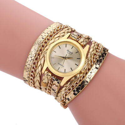2017 New Fashion Women's Casual Vintage Multilayer Wristwatch Weave Wrap Rivet Leather Bracelet Wrist Watch
2017 New Fashion Women's Casual Vintage Multilayer Wristwatch Weave Wrap Rivet Leather Bracelet Wrist Watch