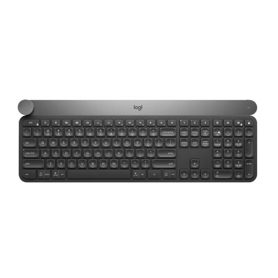 Logitech (Logitech) Craft беспроводная клавиатура - темно-серый ручка интеллектуального управления подключен к двойному режиму Bluetooth Унификация несколько устройств, подключенные к переключению
Logitech (Logitech) Craft беспроводная клавиатура - темно-серый ручка интеллектуального управления подключен к двойному режиму Bluetooth Унификация несколько устройств, подключенные к переключению