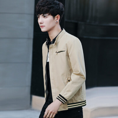 Autumn washed jacket male Slim trend handsome cotton autumn 2017 new as gift for men's
Autumn washed jacket male Slim trend handsome cotton autumn 2017 new as gift for men's