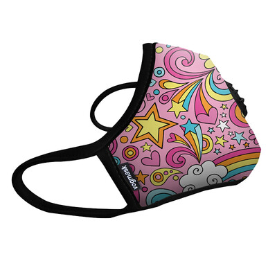 Vogmask fashion mask N99 grade anti-fog pm25 adult children mask Rainbows Reference weight 23-58kg51-130 pounds
Vogmask fashion mask N99 grade anti-fog pm25 adult children mask Rainbows Reference weight 23-58kg51-130 pounds